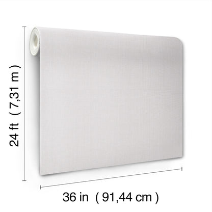 York Wallcoverings Artifacts Woven Linen Grey Wallpaper Transitional Weaves Greys  Wallpaper - AB1802