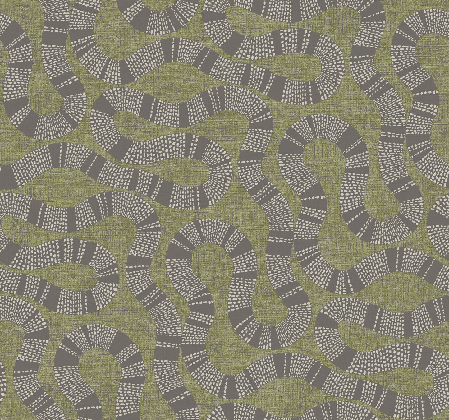 York Wallcoverings Artifacts Ophidia Olive Wallpaper Eclectic Novelty Greens  Wallpaper - AB3005