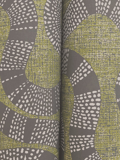 York Wallcoverings Artifacts Ophidia Olive Wallpaper Eclectic Novelty Greens  Wallpaper - AB3005