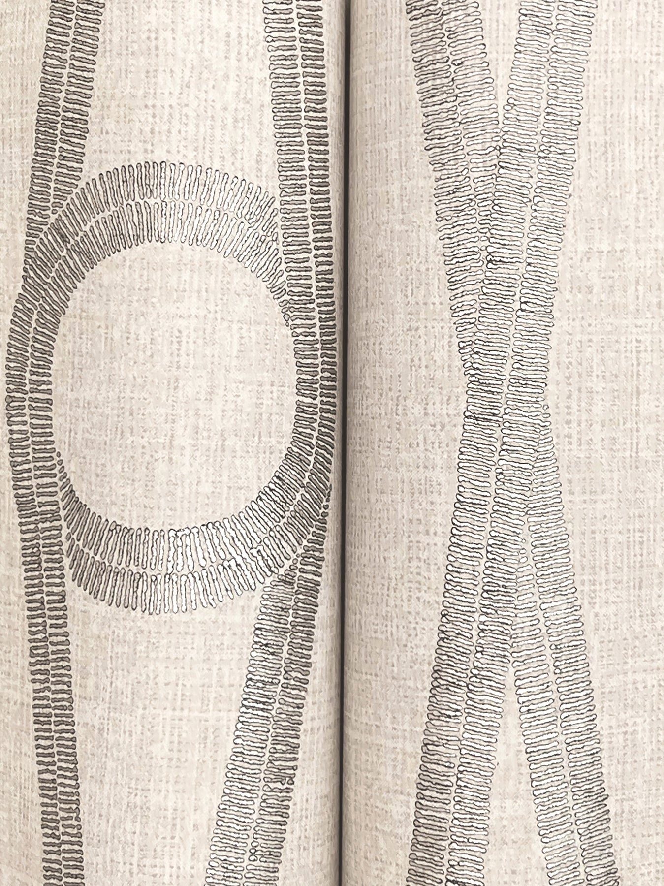 York Wallcoverings Artifacts Henlein Putty Wallpaper Glam Sculptured Finishes Greys  Wallpaper - AB3011