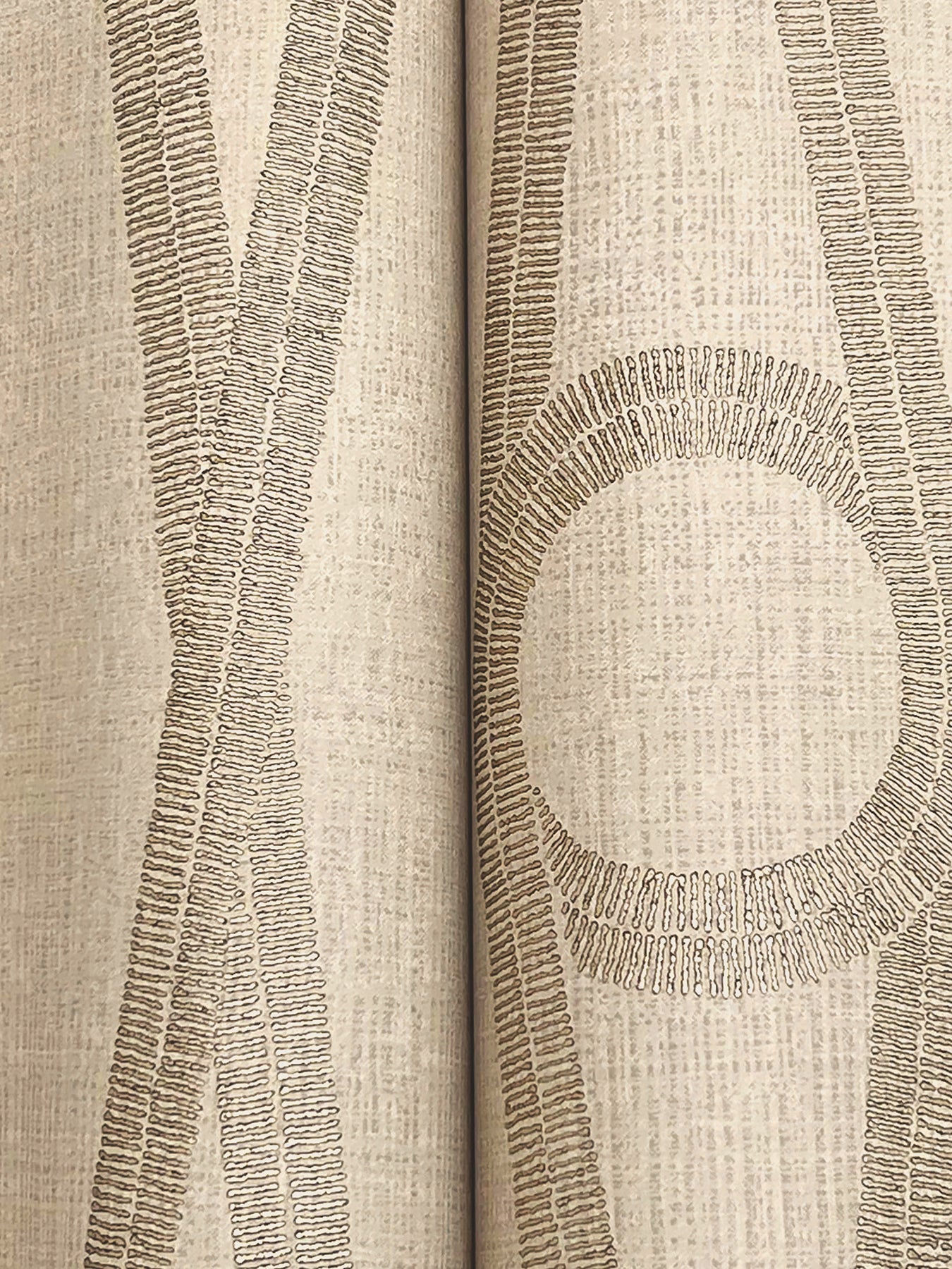 York Wallcoverings Artifacts Henlein Gold Wallpaper Glam Sculptured Finishes Beiges  Wallpaper - AB3012