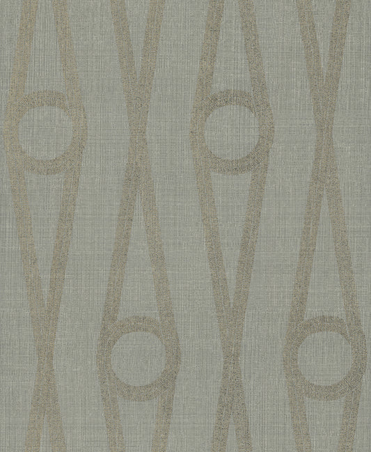 York Wallcoverings Artifacts Henlein Grey Wallpaper Glam Sculptured Finishes Greys  Wallpaper - AB3013