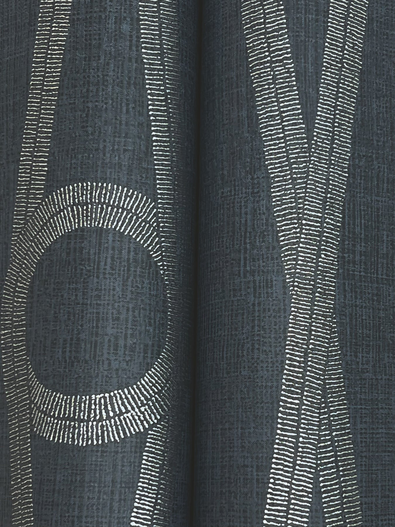 York Wallcoverings Artifacts Henlein Indigo Wallpaper Glam Sculptured Finishes Blues  Wallpaper - AB3015