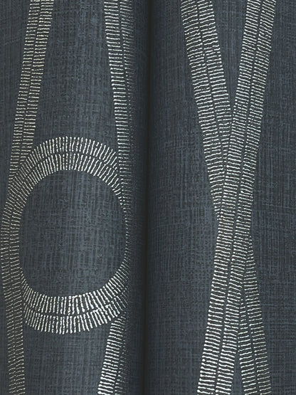 York Wallcoverings Artifacts Henlein Indigo Wallpaper Glam Sculptured Finishes Blues  Wallpaper - AB3015