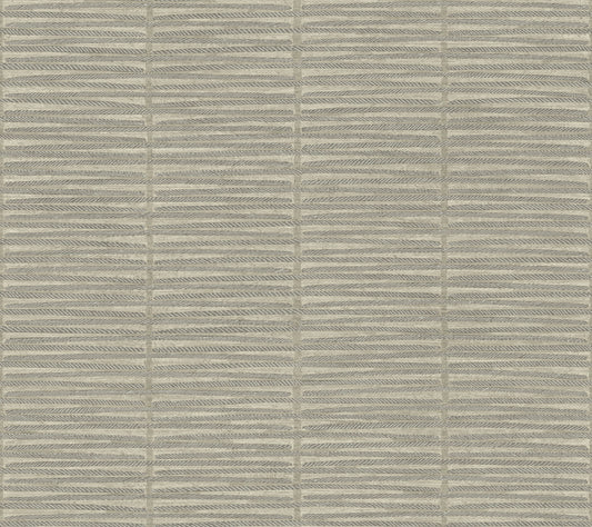 York Wallcoverings Artifacts Iringa Putty Wallpaper Transitional Botanical Browns  Wallpaper - AB3052