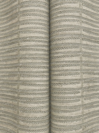 York Wallcoverings Artifacts Iringa Putty Wallpaper Transitional Botanical Browns  Wallpaper - AB3052