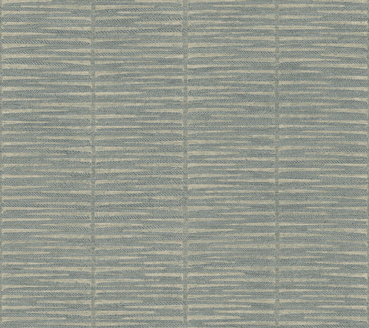 York Wallcoverings Artifacts Iringa Indigo Wallpaper Transitional Botanical Blues  Wallpaper - AB3054