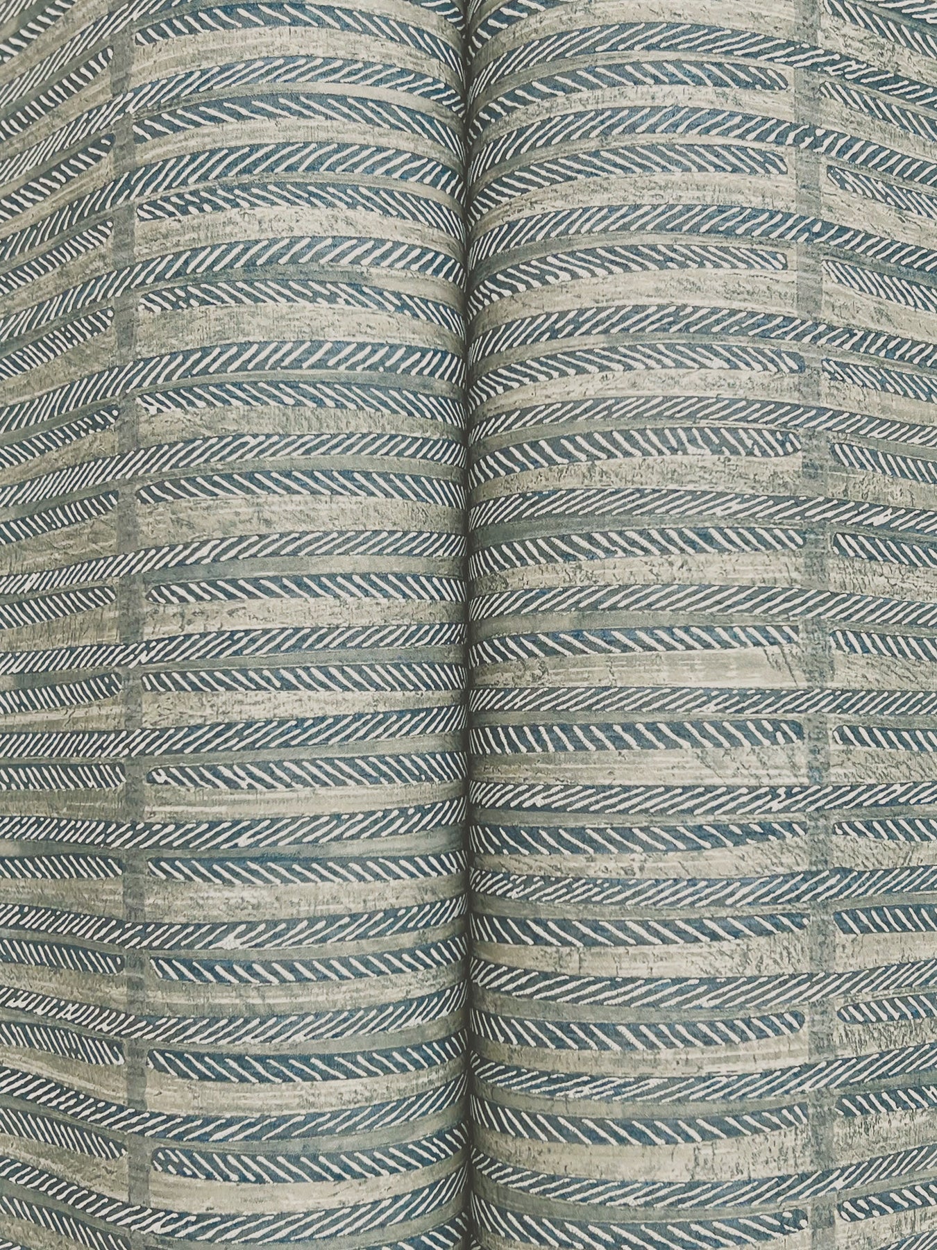 York Wallcoverings Artifacts Iringa Indigo Wallpaper Transitional Botanical Blues  Wallpaper - AB3054