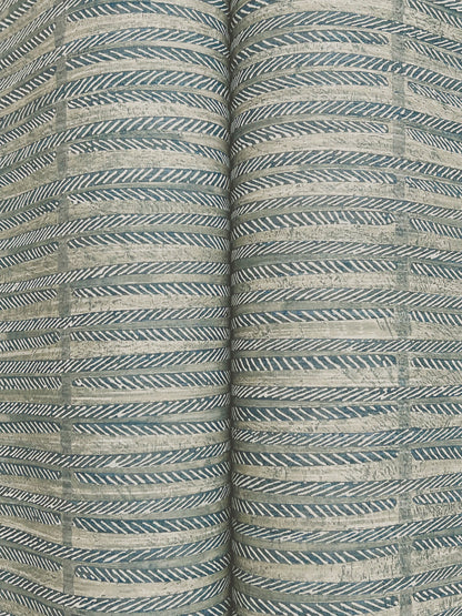 York Wallcoverings Artifacts Iringa Indigo Wallpaper Transitional Botanical Blues  Wallpaper - AB3054