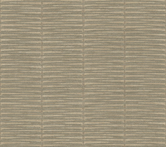 York Wallcoverings Artifacts Iringa Mocha Wallpaper Transitional Botanical Browns  Wallpaper - AB3055