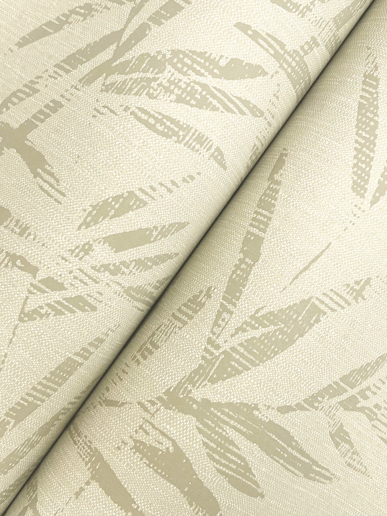 York Wallcoverings Artifacts Allerton Bamboo Linen Wallpaper Transitional Botanical Beiges  Wallpaper - AB3063