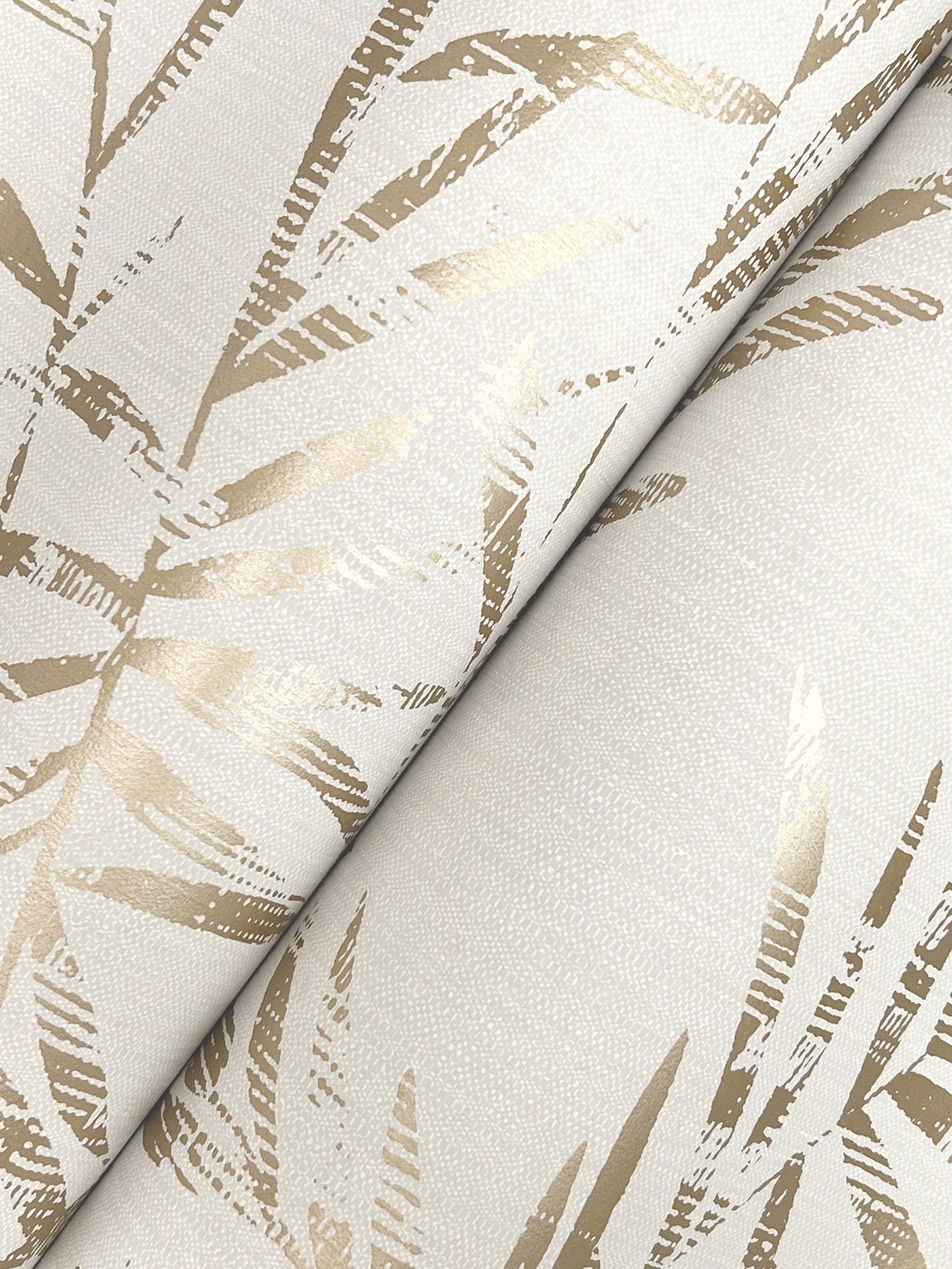 York Wallcoverings Artifacts Allerton Bamboo Alabaster Wallpaper Transitional Botanical Whites and Off-Whites  Wallpaper - AB3065