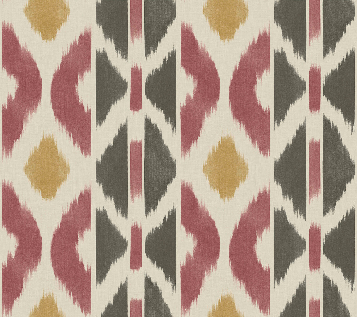 York Wallcoverings Artifacts Patan Ruby Wallpaper Eclectic Geometrics Reds  Wallpaper - AB3091