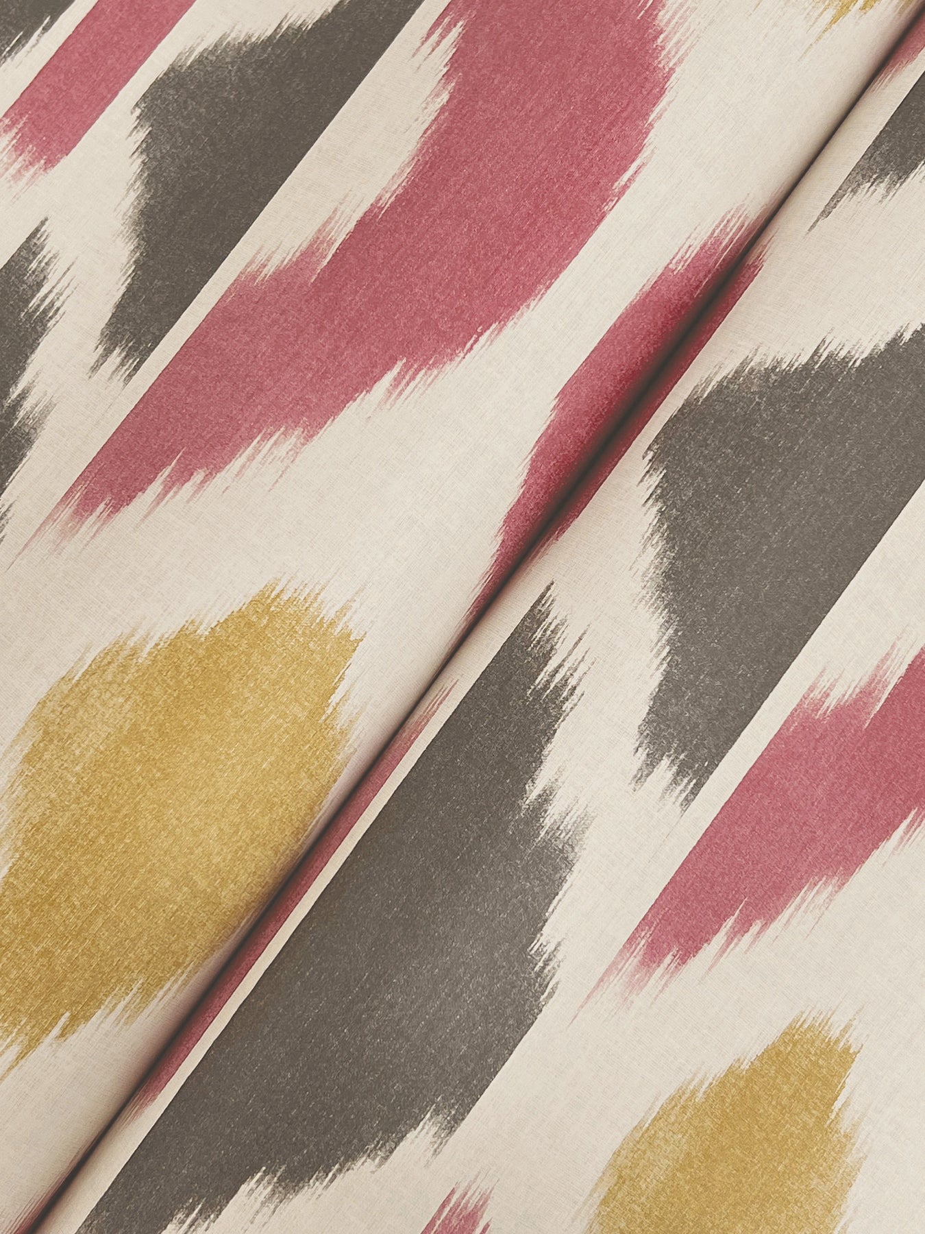 York Wallcoverings Artifacts Patan Ruby Wallpaper Eclectic Geometrics Reds  Wallpaper - AB3091