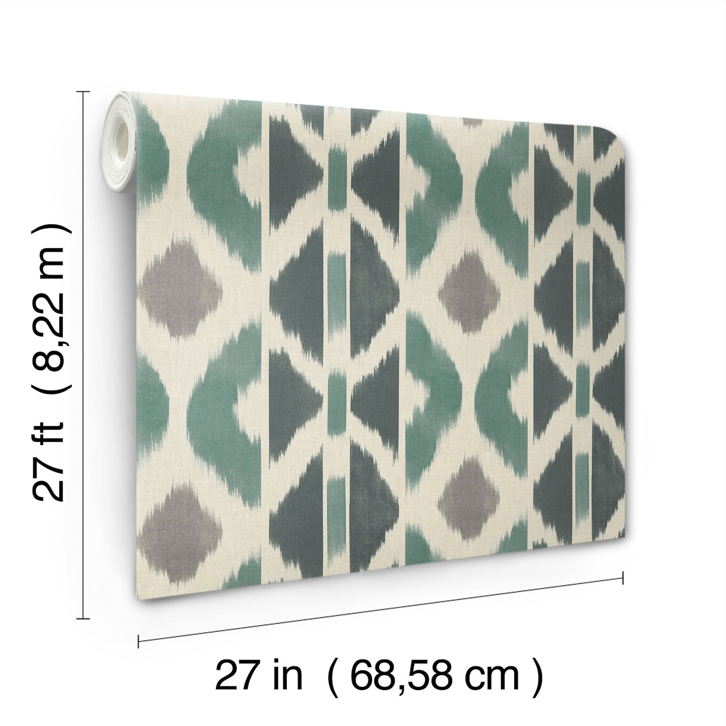 York Wallcoverings Artifacts Patan Indigo Wallpaper Eclectic Geometrics Blues  Wallpaper - AB3092