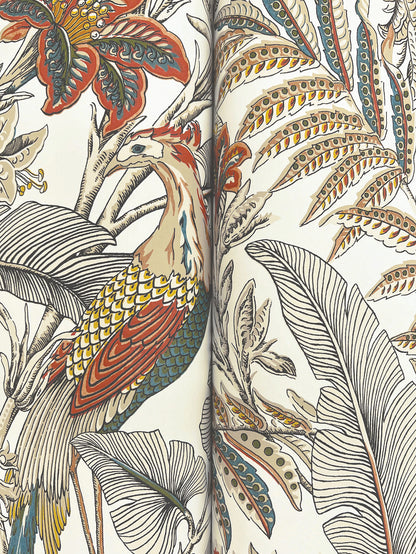York Wallcoverings Artifacts Heronwood Sedona Wallpaper Traditional Animals and Insects Reds  Wallpaper - AB3105