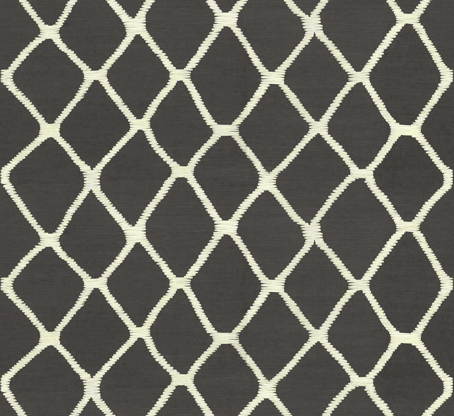 York Wallcoverings Artifacts Tonga Black and White Wallpaper Modern Trellis and Lattice Blacks  Wallpaper - AB3121