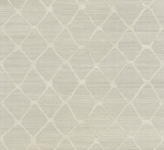 York Wallcoverings Arts and Crafts Tonga Putty Wallpaper Modern Trellis and Lattice Greys  Wallpaper - AB3122