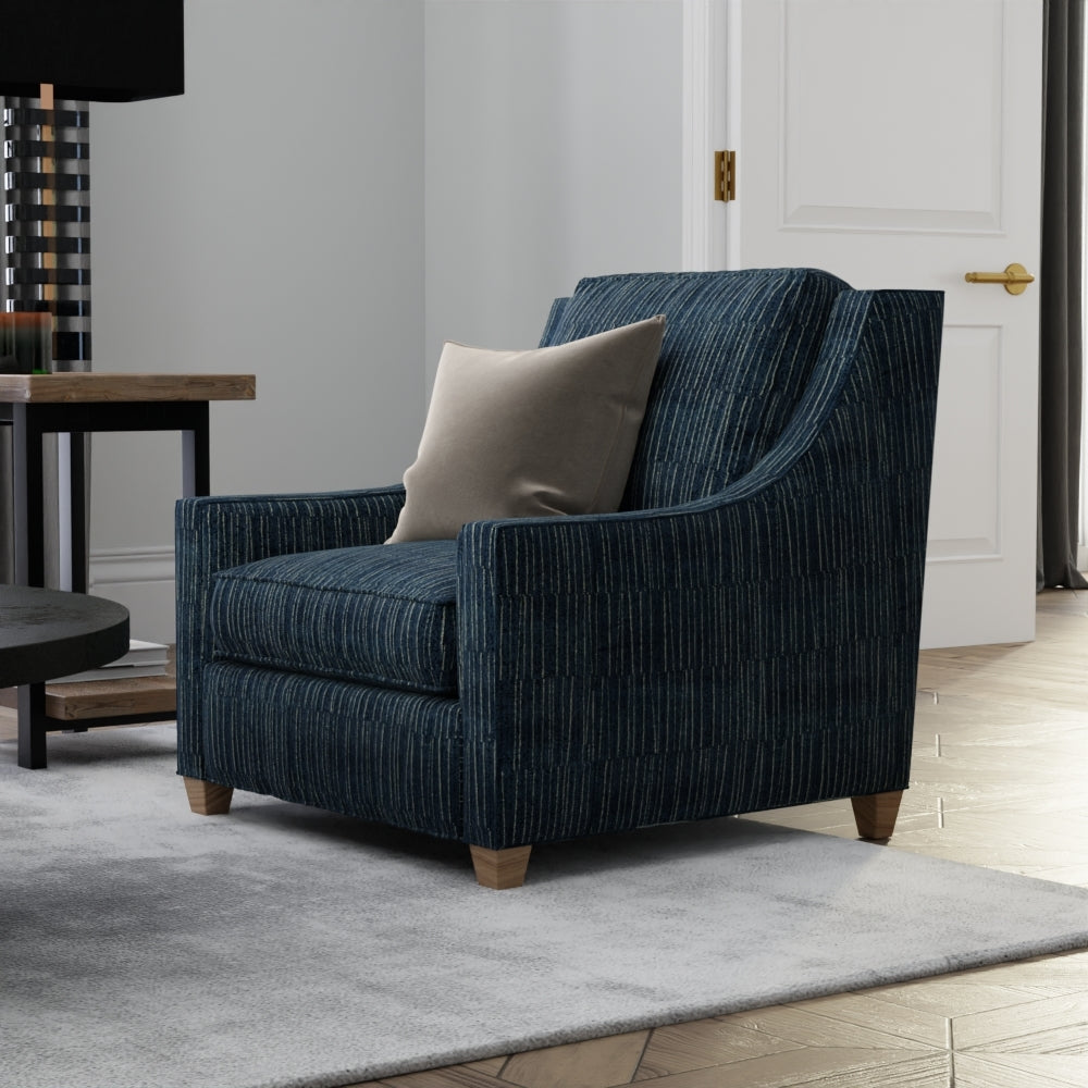 NICHOLASJOHN INC NJ-KINNEY Indigo Solid,Texture   Fabric - NJ25-13