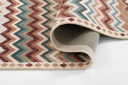 Momeni Rugs   Zigzag Stripe 5' X 8'    - ABBOTABB-1MTI5080