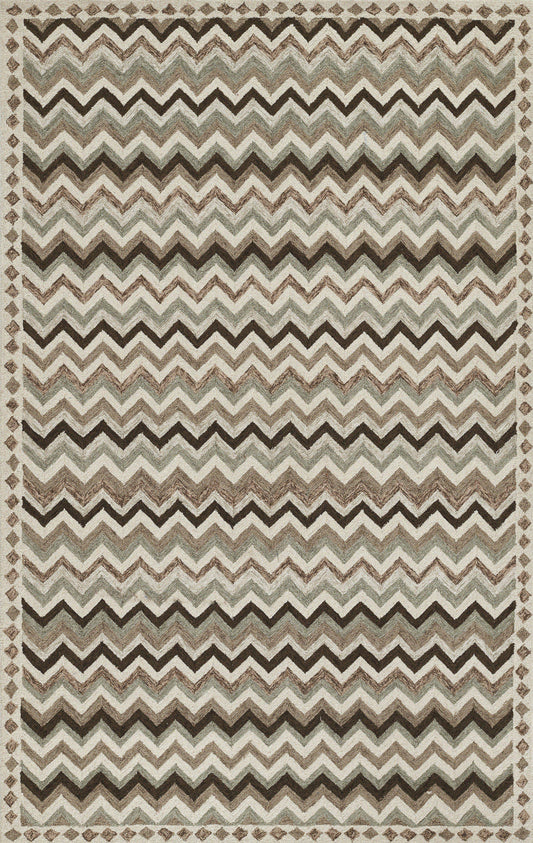 Momeni Rugs   Zigzag Stripe 2' X 3'    - ABBOTABB-1NEU2030