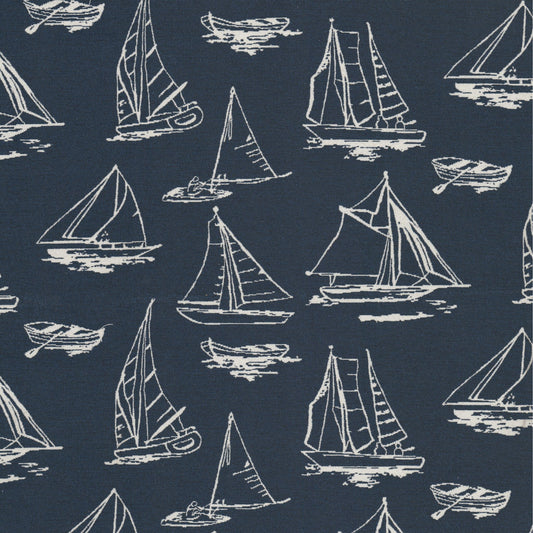 STOUT TEXTILES  UPHOLSTERY,WOVENS TRADITIONAL, COASTAL INDIGO,INK   - ABOA-1