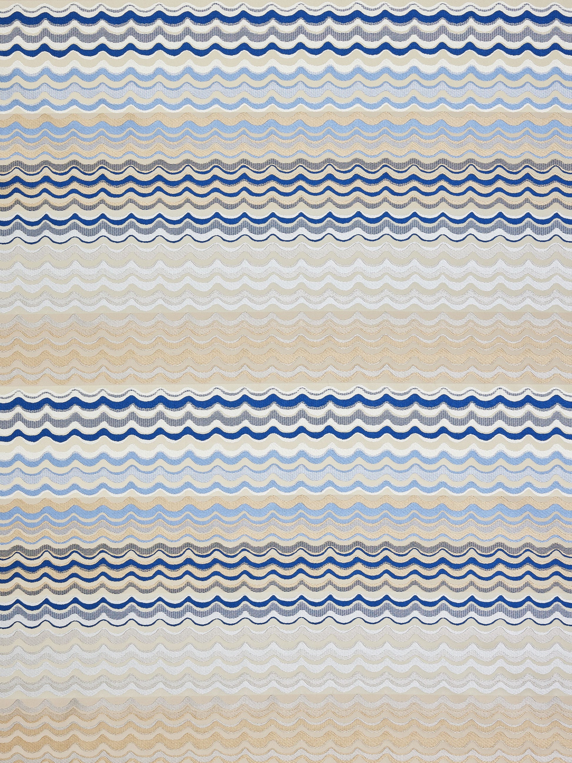 SCALAMANDRE  NEW WAVE FABRIC SAPPHIRE   - AB 00066512