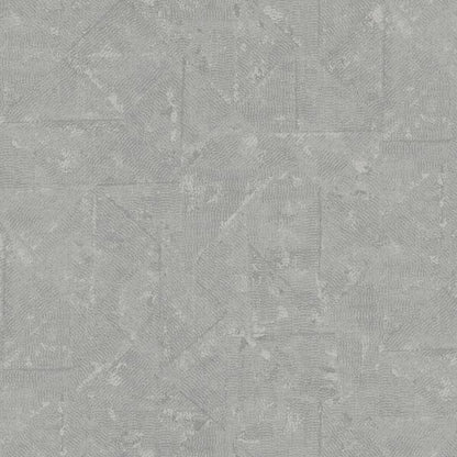 Galerie Wallcoverings Absolutely Chic Distressed Geometric Motif Galerie Wallcoverings  Silver Grey   - AC60031