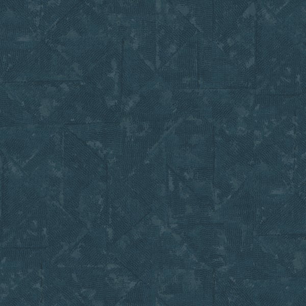Galerie Wallcoverings Absolutely Chic Distressed Geometric Motif Galerie Wallcoverings  Blue   - AC60034