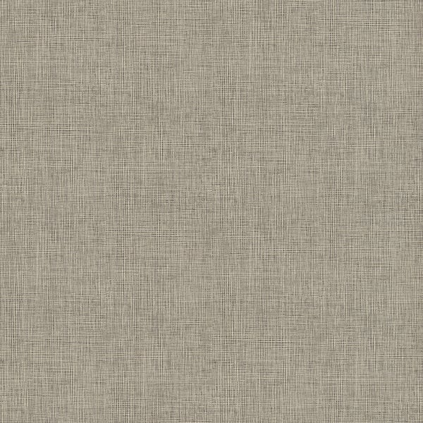 Beige wallcovering with a woven linen-texture and subtle crosshatch weave.