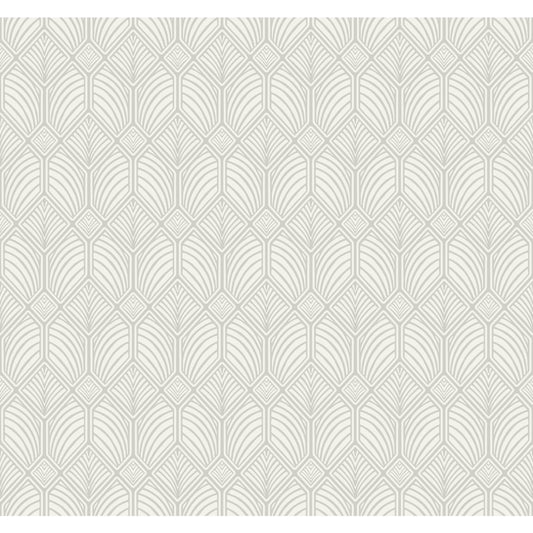 York Wallcoverings Arts and Crafts Craftsman Grey Wallpaper  Geometrics Greys  Wallpaper - AC9181