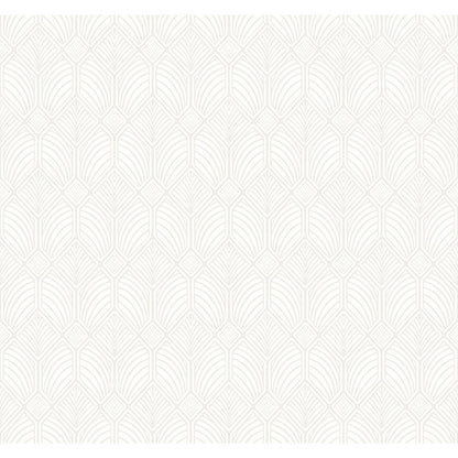 York Wallcoverings Arts and Crafts Craftsman Pearl Wallpaper  Geometrics Whites and Off-Whites  Wallpaper - AC9183