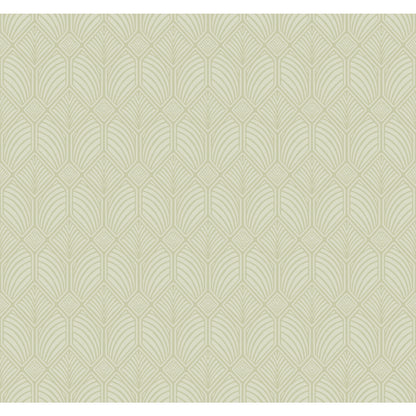 York Wallcoverings Arts and Crafts Craftsman Green Wallpaper  Geometrics Greens  Wallpaper - AC9185