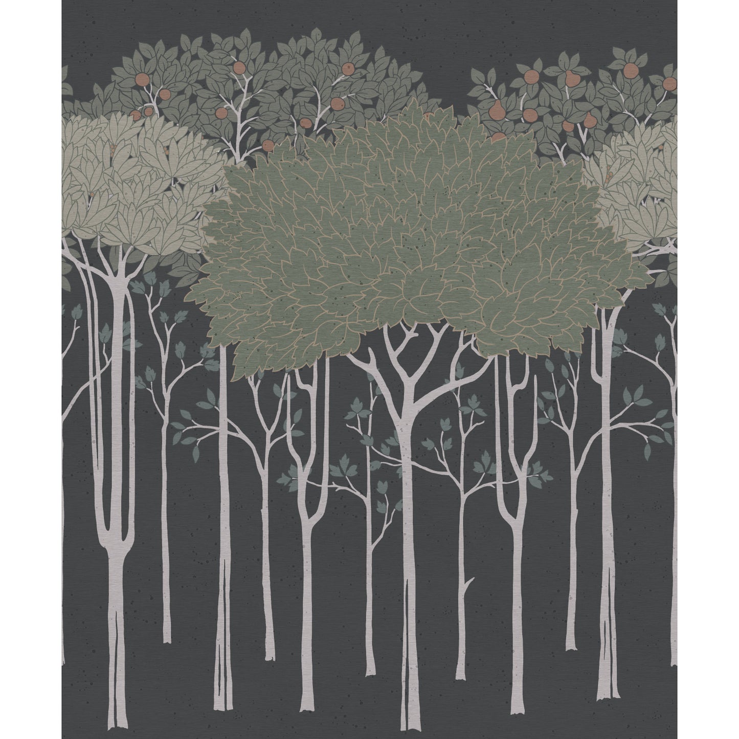 York Wallcoverings Grandmillennial Oakwood Grove Black Wallpaper  Botanical Blacks  Wallpaper - AC9222D