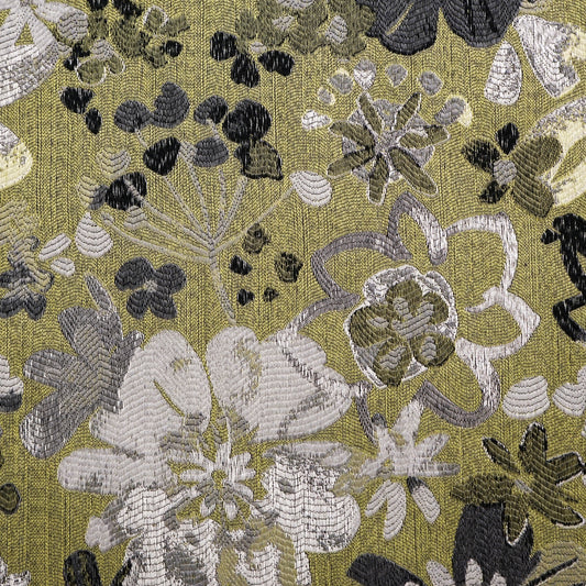 JF Fabrics Crypton Home ACE 77 Fabric Transitional,Contemporary,Floral Green  Jacquard - 5729277 J6821