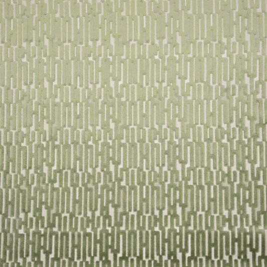 STOUT TEXTILES  UPHOLSTERY,VELVET TRANSITIONAL,, GEOMETRIC SAGE   - ACOU-1