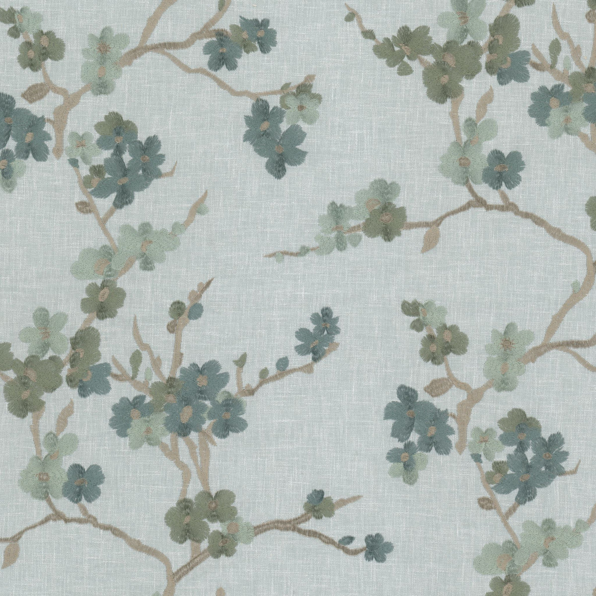 STOUT TEXTILES  MULTIPURPOSE,EMBROIDERIES TRADITIONAL, FLORAL ROBINSEGG   - ACRE-1