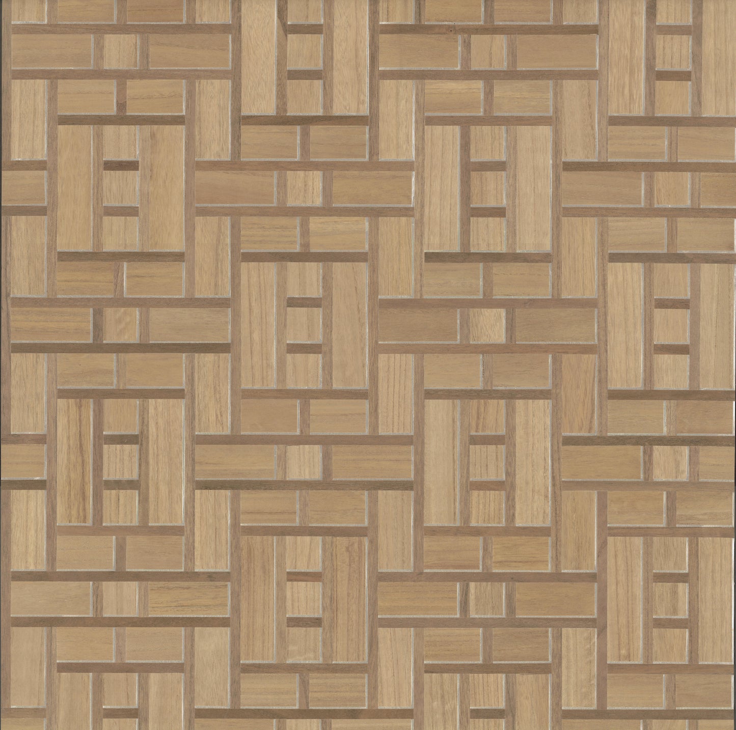 York Wallcoverings Artistic Abstracts Teahouse Panel Brown Wallpaper  Wood Veneer Browns  Wallpaper - AF6603