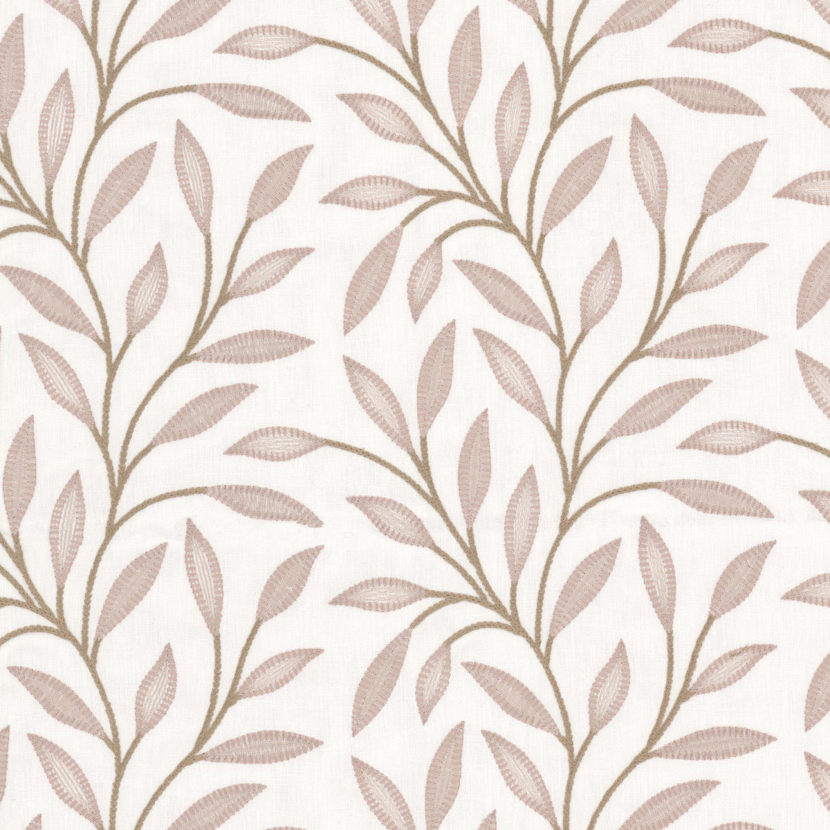 STOUT TEXTILES  MULTIPURPOSE,EMBROIDERIES TRADITIONAL, LEAF PINK   - AFLO-2