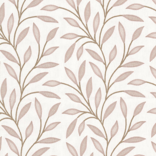 STOUT TEXTILES  MULTIPURPOSE,EMBROIDERIES TRADITIONAL, LEAF PINK   - AFLO-2