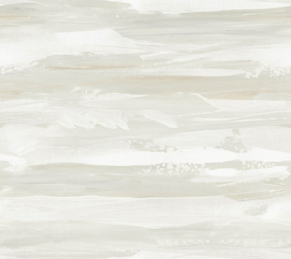 York Wallcoverings Artistic Abstracts On The Horizon Neutral Wallpaper Modern Stripes Beiges  Wallpaper - AG2012
