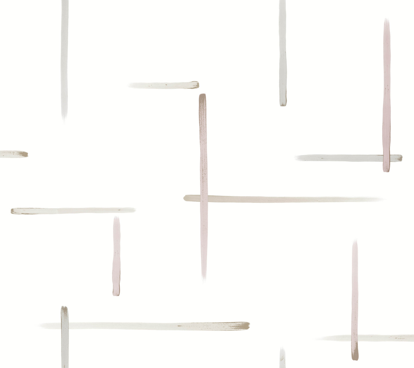 York Wallcoverings Artistic Abstracts Gilded Sumi-E Orchid and Glint Wallpaper Modern Modern and Transitional Whites and Off-Whites  Wallpaper - AG2040