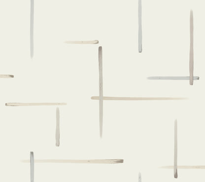 York Wallcoverings Artistic Abstracts Gilded Sumi-E Neutral & Glint Wallpaper Modern & Transitional Modern & Transitional Neutral & Glint   - AG2043