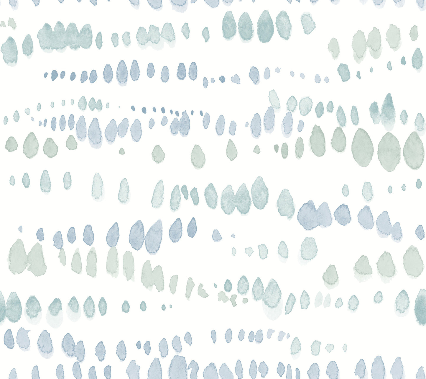 York Wallcoverings Artistic Abstracts Dewdrops Blue Wallpaper Modern Bohemian Blues  Wallpaper - AG2045