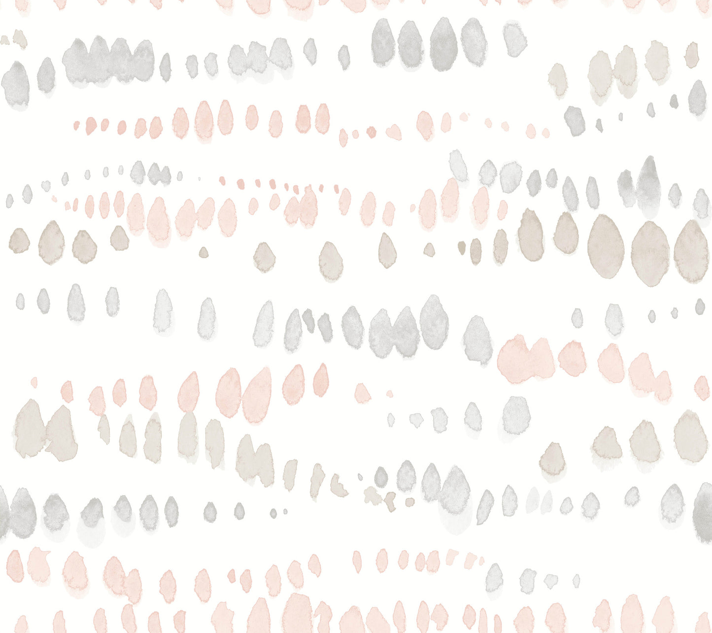 York Wallcoverings Artistic Abstracts Dewdrops Pink and Grey Wallpaper Modern Bohemian Pinks  Wallpaper - AG2047