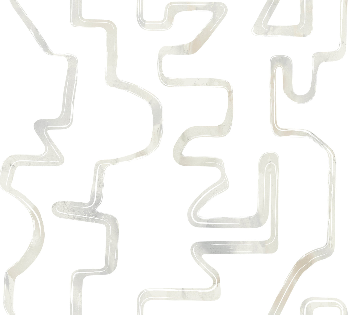 York Wallcoverings Artistic Abstracts Abstract Aura Neutral Wallpaper Modern Geometrics Whites and Off-Whites  Wallpaper - AG2053