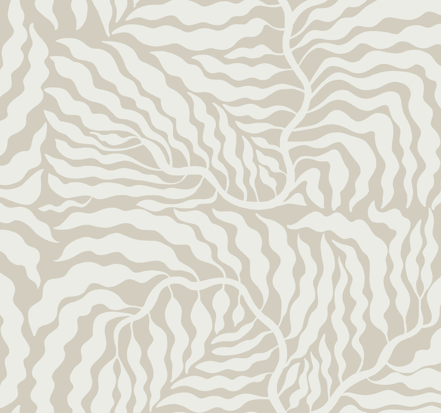 York Wallcoverings Artistic Abstracts Fern Fronds Taupe and White Wallpaper Modern Botanical Beiges  Wallpaper - AG2063