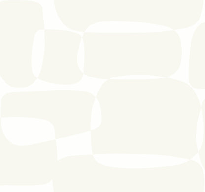 York Wallcoverings Artistic Abstracts Block White and Ivory Wallpaper Retro Geometrics Whites and Off-Whites  Wallpaper - AG2072