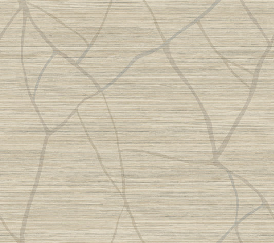 York Wallcoverings Artistic Abstracts Raska Camel Wallpaper Modern Faux Grasscloth Browns  Wallpaper - AG2085