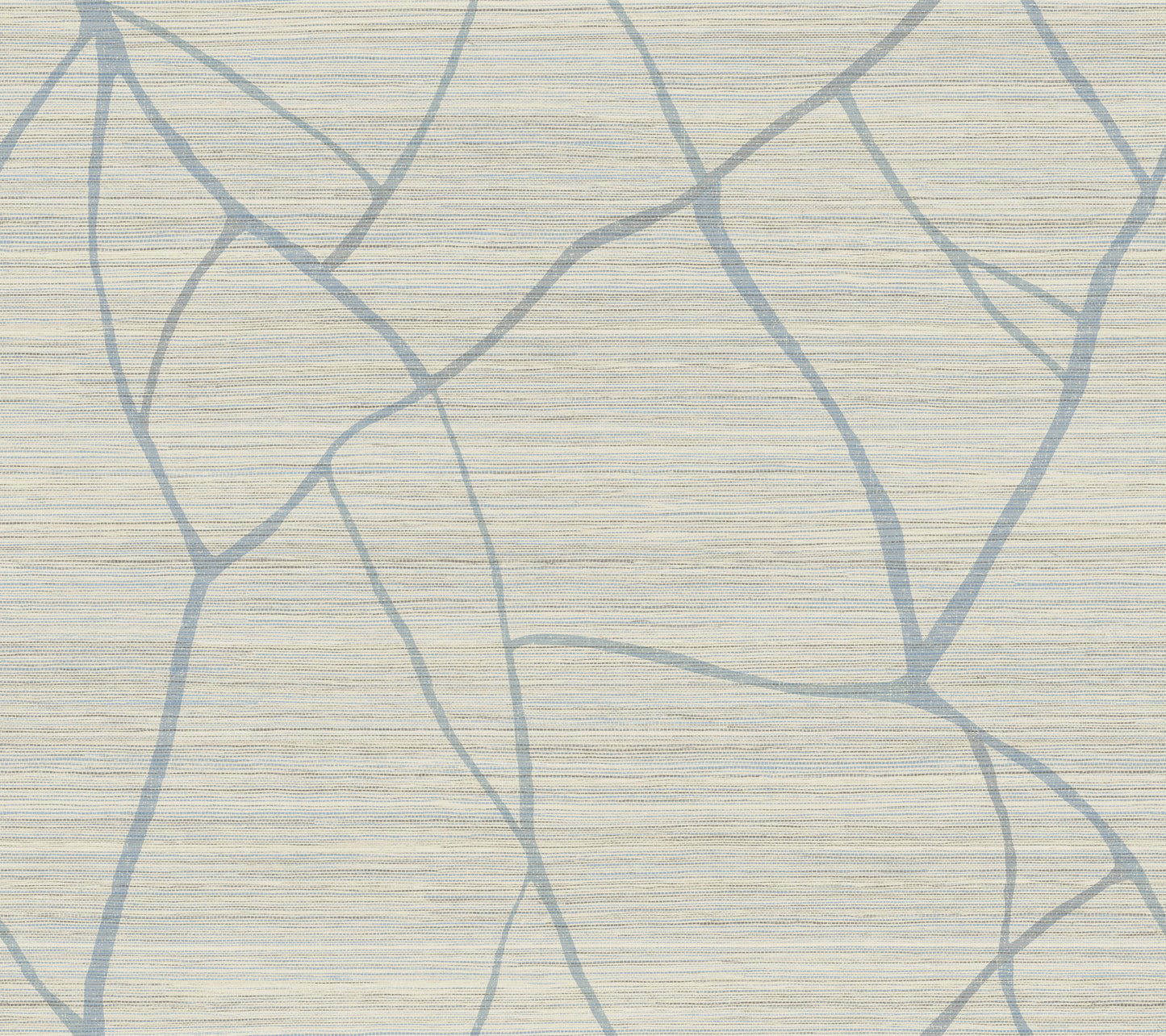 York Wallcoverings Artistic Abstracts Raska Smokey Blue Wallpaper Modern Faux Grasscloth Blues  Wallpaper - AG2086